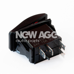 Włącznik czerwony ON-OFF LED(12V)4-pin