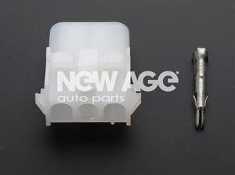 Gniazdo MNL 3-st. z końcówką okrągłą/zast. Merc. VW,