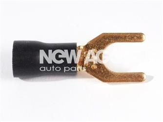 Końcówka złocona/czarna M-6 (2,5/4,3) (2 szt)