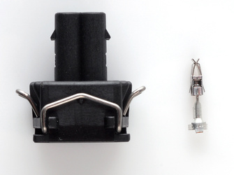 Wtyk 4-stykowy (2 x 2 styki) szczelny (1 kpl.)