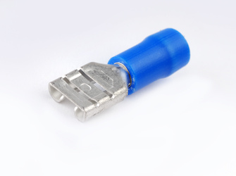 Gniazdo 6,3/2,5 mm² niebieskie (100 szt)