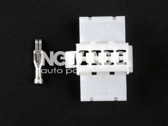 Wtyk tachografu 8-pinowy (2x4 JPT) z końcówkami