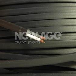 Przewód 2x0,75 mm2 prostokątny czarny (100 mb)