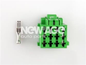 Kostka typu ISO zielona 12-pin.(3x4) imp. (1 kpl)