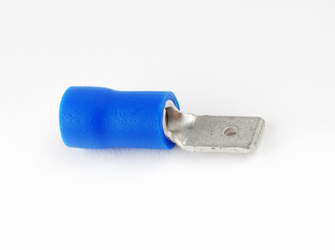 Wtyk 4,8/2,5 mm² izolowany niebieski  (10 szt)