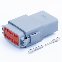 Złącze typu Deutsch DT 12 stykowe kompletne