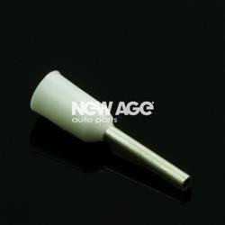 Końcówka tulejkowa biała 0,50/10 mm (10 szt)