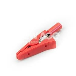 Krokodylek czerwony do końc. sondy pomiarowej 2mm