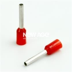 Końcówka tulejkowa 1,0/10 mm czerwona (10 szt)