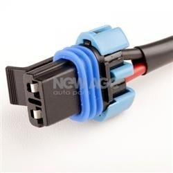 Wtyk 2-styk. z serii 2,8  na wiązce przewodów