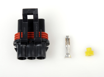 Wtyk 3-stykowy, seria 2,8 mm² z uszczelkami (1kpl)