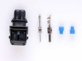 Wtyk złącza 2-stykowego z uszczelkami