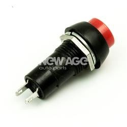 Włącznik 3 A resetowy czerwony  (chwilowy)