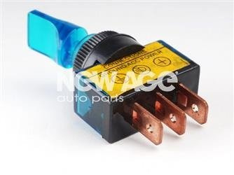 Wyłącznik podświetlany ASW-14D niebieski (1szt)