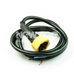 Wtyczka Bajonet 5-stykowa z wiązką 1m żółta (1 kpl.)