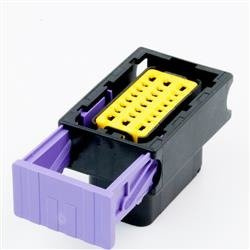 Obud.żeńska 24-pin/sterown.gazu ECU z zab.(czarna)