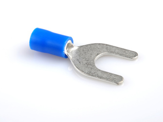 Końcówka widełkowa W-6/2,5 mm² niebieska (10 szt.)