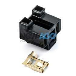 Wtyk żarówki reflektora H-4 z klapką (1 kpl.)