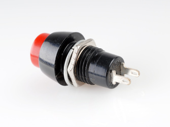 Włącznik 3 A resetowy mały (chwilowy) czerwony