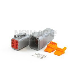 Złącze typu Deutsch DT 6 stykowe kompletne