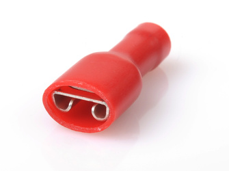 Gniazdo 6,3/1,5 mm² czerwone izolowane (100 szt.)