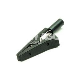 Krokodylek czarny do końcówki sondy pomiarowej 2mm