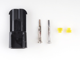 Gniazdo 2-stykowe seria 2,8 mm² (1 kpl.)