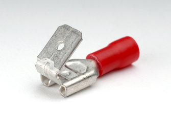 Rozgałęźnik płaski czerwony 6,3/1,5 mm2 (10 szt.)