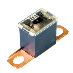 Bezpiecznik kostkowy męski z nóżkami bocznymi 100A