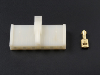 Wtyk 6-stykowy (6x4,8/1,5) tylnej lampy Polonez Caro