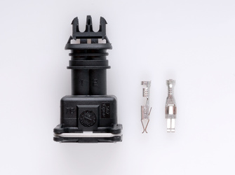 Złącze 2-stykowe/wtyk wtrysku 2pin