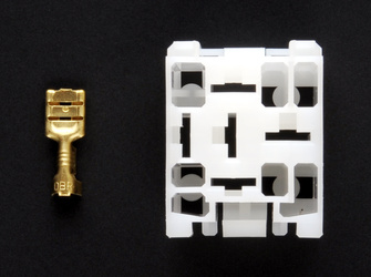 Podstawa przekaźnika 5-stykowa (5 x 6,3 mm nasadka)