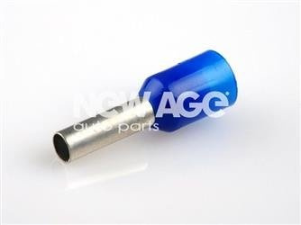 Końcówka tulejkowa 2,5/10 mm niebieska (10 szt)