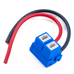 Wtyk żarówki H-7 kątowy ceramiczny na wiązce