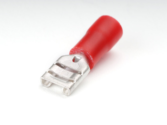 Gniazdo izolowane 4,8/1,5 mm² czerwone (100 szt)