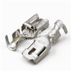 Końcówka żeńska 6,3/2,5-4,0 mm² wzmocniona 10 szt